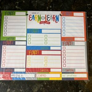 Colorful Kids Chore Chart